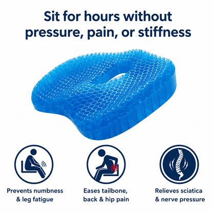 MediGel 2.0 – Orthopedic Comfort Gel Seat